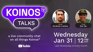 Koinos Talks January Episode [upl. by Oinafipe67]