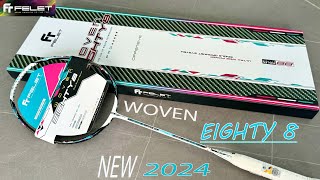 Review hộp vợt Felet Woven Eighty8 88 holes  Mẫu mới nhất năm 2024 quá chất lượng [upl. by Micro]