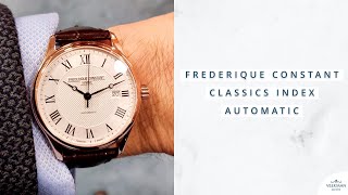 Classics Index Automatic by Frederique Constant [upl. by Vetter]