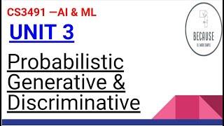 311 Probabilistic Generative and Discriminative Methods in Tamil [upl. by Annelak]