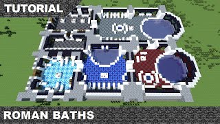 Minecraft Roman Baths Tutorial amp Download part 1 [upl. by Mufinella]