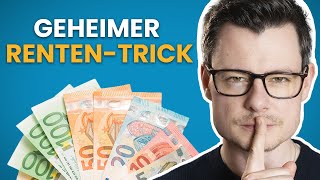 Geheimer Trick für maximale Rente 100 legal [upl. by Dahlstrom558]