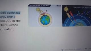 ozone layer depletion [upl. by Ynnelg]