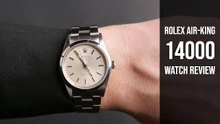 Rolex AirKing 14000 Steel Watch Review  Bobs Watches [upl. by Sherlock76]