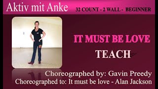 It must be love  Gavin Preedy  teach and learn with Anke [upl. by Matti432]