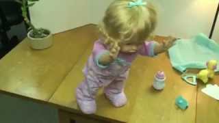 Little Mommy Walk amp Giggle Doll Demo [upl. by Belier]