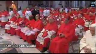 Consistory has surprise guest Benedict XVI [upl. by Yttel]