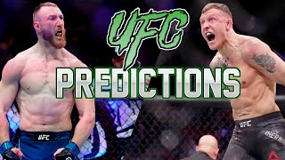 UFC Fight Night Hermansson vs Pyfer Predictions [upl. by Ymmaj]