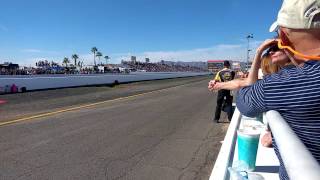 NHRA Qualifying Round  Phoenix AZ  Top Fuel Feb 25th 2017 [upl. by Ihsakat]