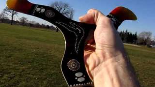 Boomerang throwing by Toynan 4th cut [upl. by Maryjane]