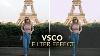 VSCO FILTER  VINTAGE Photo Effect in Photoshop [upl. by Michaelina]