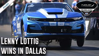 Lenny Lottig wins Factory Stock Showdown at the Texas NHRA FallNationals [upl. by Ocko]