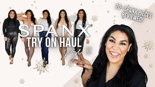 SPANX TRY ON HAUL SIZE 12  FULL SPANX REVIEW  TRYING ON DIFFERENT SPANX PANTS  queencarlene [upl. by Dino]