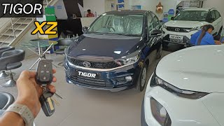 Tata Tigor Xz 2022 ₹ 694 Lakh 🔥 Tata Tigor Review  Price • Features • Interior amp Exterior [upl. by Ilecara]