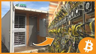 He Turned a Shipping Container into a Bitcoin Mining Farm [upl. by Wyn]