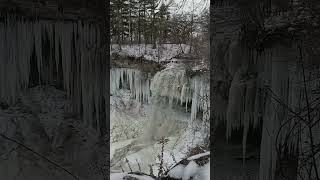 Minnehaha Falls waterfalls winter [upl. by Jo-Ann178]