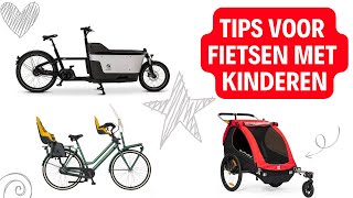 Moederfiets bakfiets of fietskar  Wat is de beste methode [upl. by Buttaro]