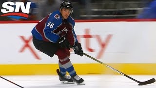 Mikko Rantanen Spots Nathan MacKinnon Backdoor With Beautiful Pass [upl. by Ettedo]