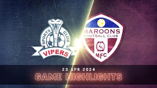 EXTENDED HIGHLIGHTS  Vipers SC 11 Maroons FC  StarTimes UPL MD25 2324 [upl. by Eyram]