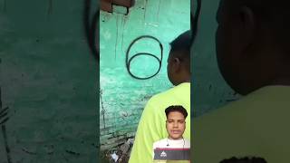 Ya kya bana diya 😂 art graffiti drawing streetart painting funny calmdown shorts yt viral [upl. by Handy]