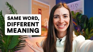 Same words different meanings  Pronunciation and definition changes [upl. by Ulrikaumeko]