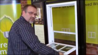 How to remove sash glass from a Vinyl Replacement Double Hung or Single Hung Window [upl. by Salisbarry]