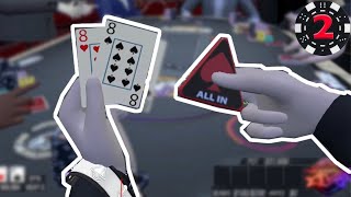 All in With Pocket Eights 30 Days in PokerStars VR Day 2 [upl. by Glanville]