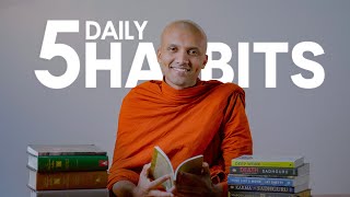 5 Small Habits that Will Change Your Life Forever Monk Advise  Buddhism In English [upl. by Yenittirb]