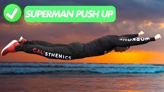 Superman Push up Tutorial dellesercizio dei SuperEroi Flessioni in volo [upl. by Allicserp793]