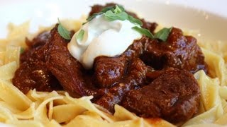 Beef Goulash  Hungarian Beef Goulash Recipe  Paprika Beef Stew [upl. by Yate875]