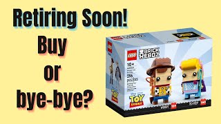 Lego Review Woody and Bo Peep from Toy Story BrickHeadz [upl. by Krisha]