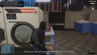 GTA Online  How to get to outfits in Big Con Heist with door blocked [upl. by Quentin]