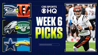 NFL Week 6 Preview EXPERT PICKS For Each Game I CBS Sports [upl. by Lledniw]