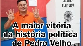 Pedro Velho Júnior Balada é eleito prefeito eleições suplementares 2024 [upl. by Yraht]