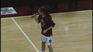 Ayla Brown Singing the National Anthem [upl. by Eidod]