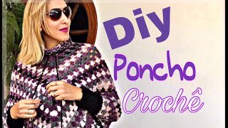 DIY PONCHO CROCHÊ FÁCIL 🌿 [upl. by Nbi]