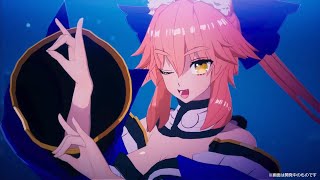 FateEXTRA Record  Tamamo no Mae Gameplay  Noble Phantasm [upl. by Harwin577]