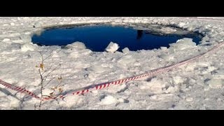 Meteorite crater in Chelyabinsk Russia [upl. by Berni]