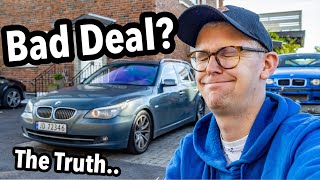 All the Faults On My New BMW E61 525d  First Drive [upl. by Ecydnak676]