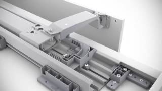 Hettich InLine XL sliding door system Preparation installation and adjustment [upl. by Odnam]