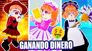 🤑 5 TRABAJOS que PUEDES TENER en 💵 ROBLOX 👑 Royale High [upl. by Kyl]