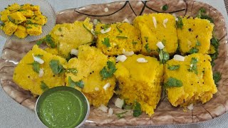 गुजरात की फेमस रेसिपी गली गली में पायी जाने वाली Surti Khaman Dhokla  Vati Dal Khaman [upl. by Annoif128]