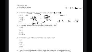 TSI Math Section  Brand NEW Practice Test Questions [upl. by Fowle459]