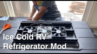 Ice Cold Dometic Refrigerator Mod using Fans in our Grand Design Reflection 31MB RV [upl. by Rosabella439]