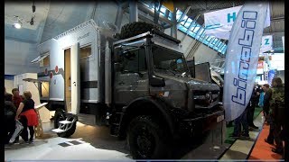 Bimobil EX 435 Expedition Offroad Camper vehicle RV MB Unimog U 4023 walkaround and interior K0333 [upl. by Eilyab587]