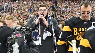 Jordan Smith sings US National Anthem at 2016 Winter Classic [upl. by Tadio295]