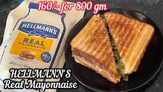 HELLMANN’S Real Mayonnaise  HELLMANN’S Real Mayonnaise Review amp Recipe  HELLMANN’S Veg Mayonnaise [upl. by Llenrag]