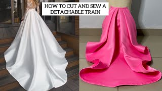 How To Sew A One Shoulder Satin Ruffle Dress [upl. by Nangem417]