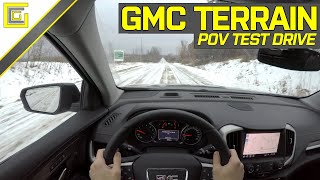 GMC Terrain SLT AWD  Winter POV Test Drive  Driving Impressions [upl. by Enitsirhk]