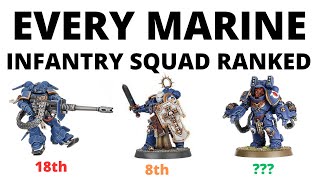 Every Space Marine Infantry Squad Ranked  Best Foot Troops in the Codex [upl. by Latoye]